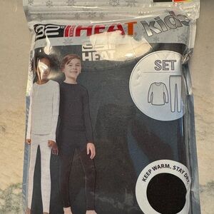 32 Degrees Kids Black Thermal Set